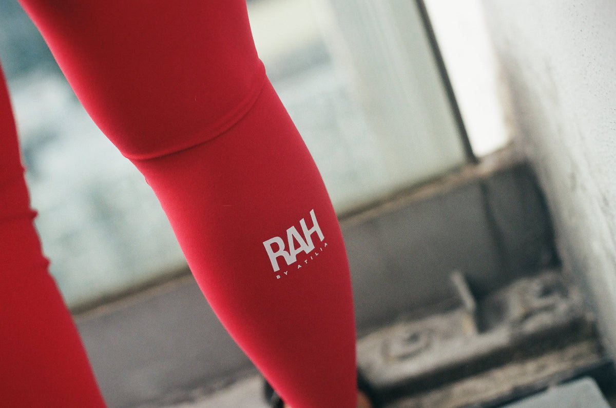 Close detail of the RAH by Atilia mark low on the left leg