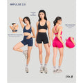 EQL IMPULSE 2.0 set — sports bra and high-waisted shorts