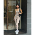 EQL BALANCE set — longline sports bra and high-waisted leggings