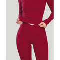 EQL EASE set — long-sleeve top and flare leggings
